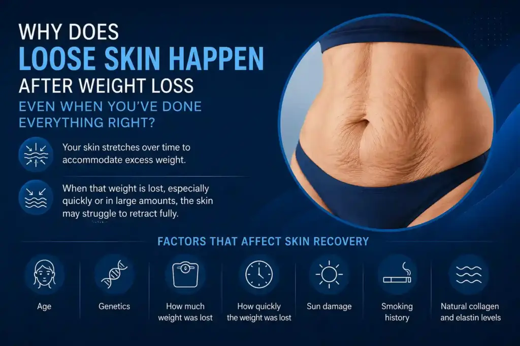 Why Does Loose Skin Happen After Weight Loss Even When You’ve Done Everything Right Market Drayton?
