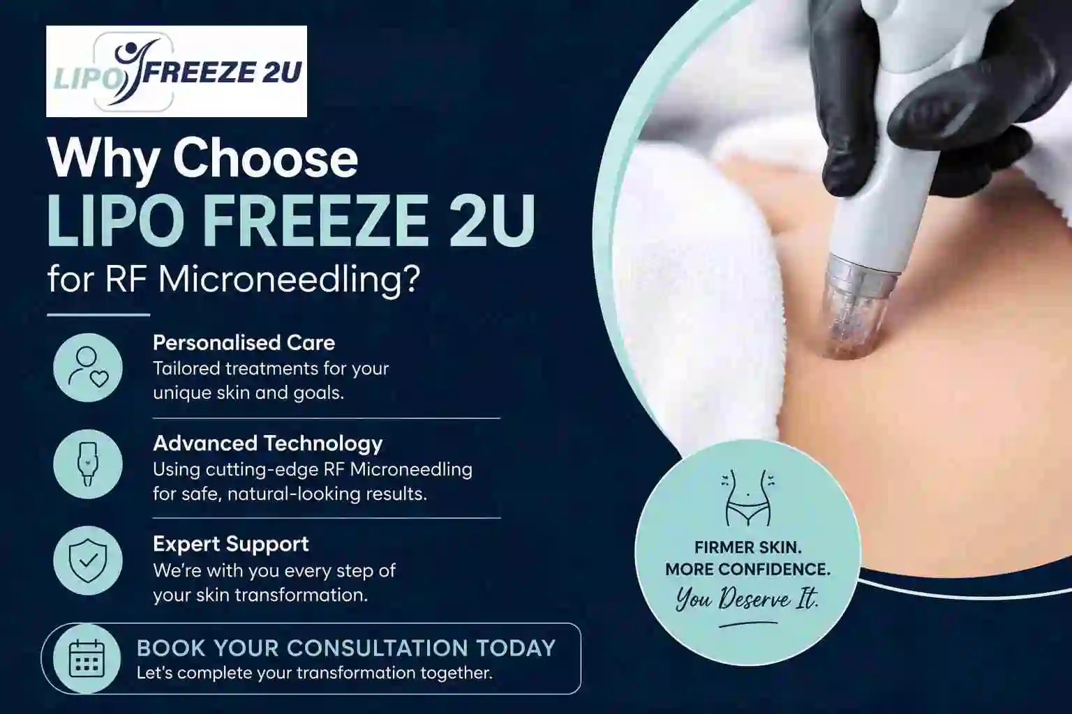 Why Choose LIPO FREEZE 2U for RF Microneedling Market Drayton?
