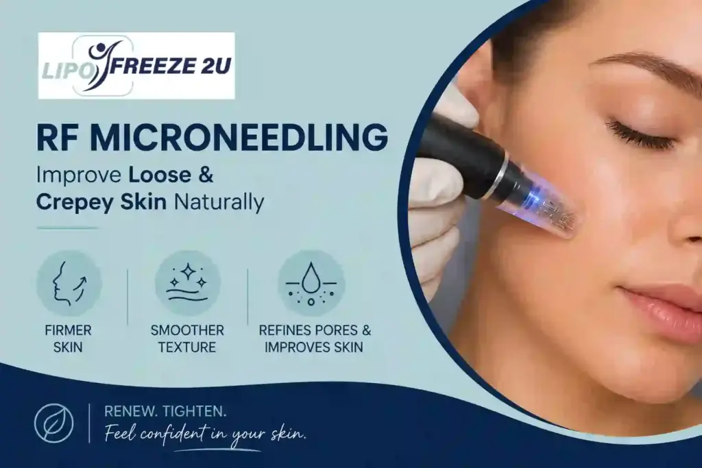 Can RF Microneedling Help Improve Loose and Crepey Skin Market Drayton?